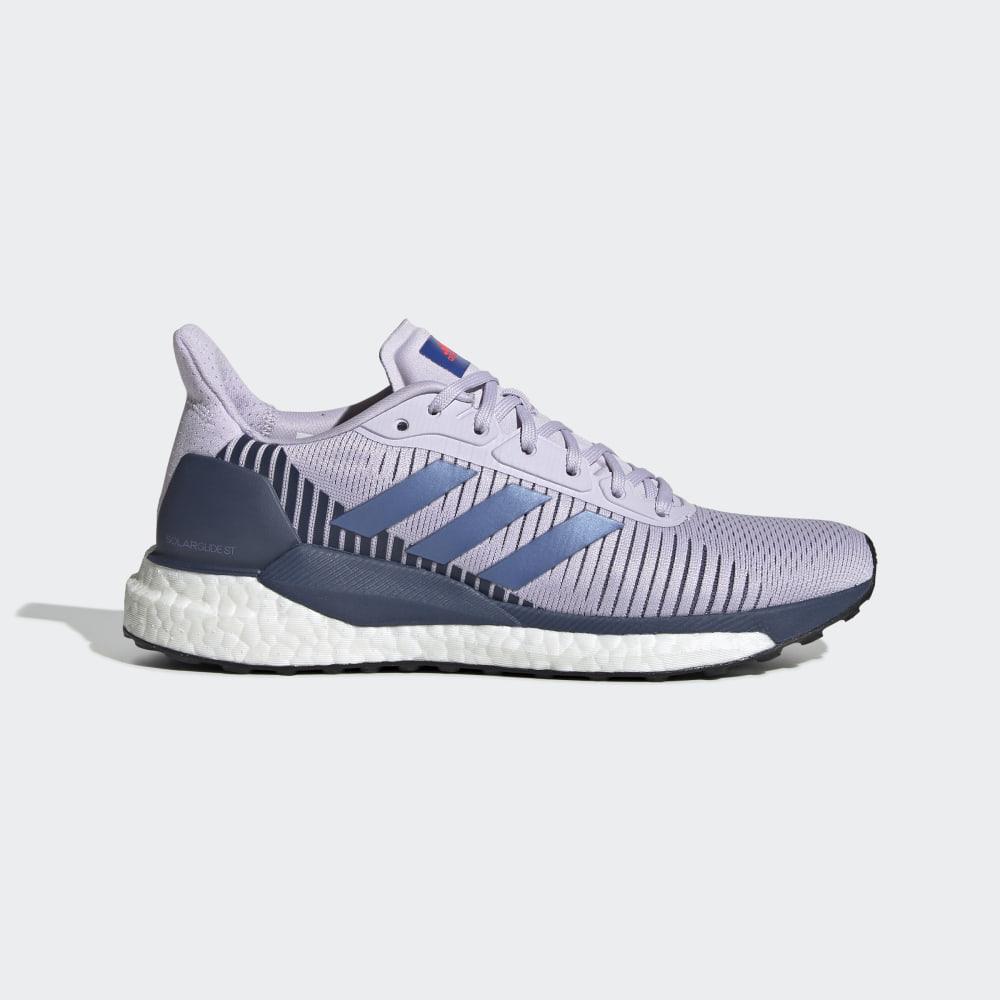 Adidas Women's SolarGlide ST 19 Running Shoes Purple/Blue Purple/Indigo Ireland EE4304